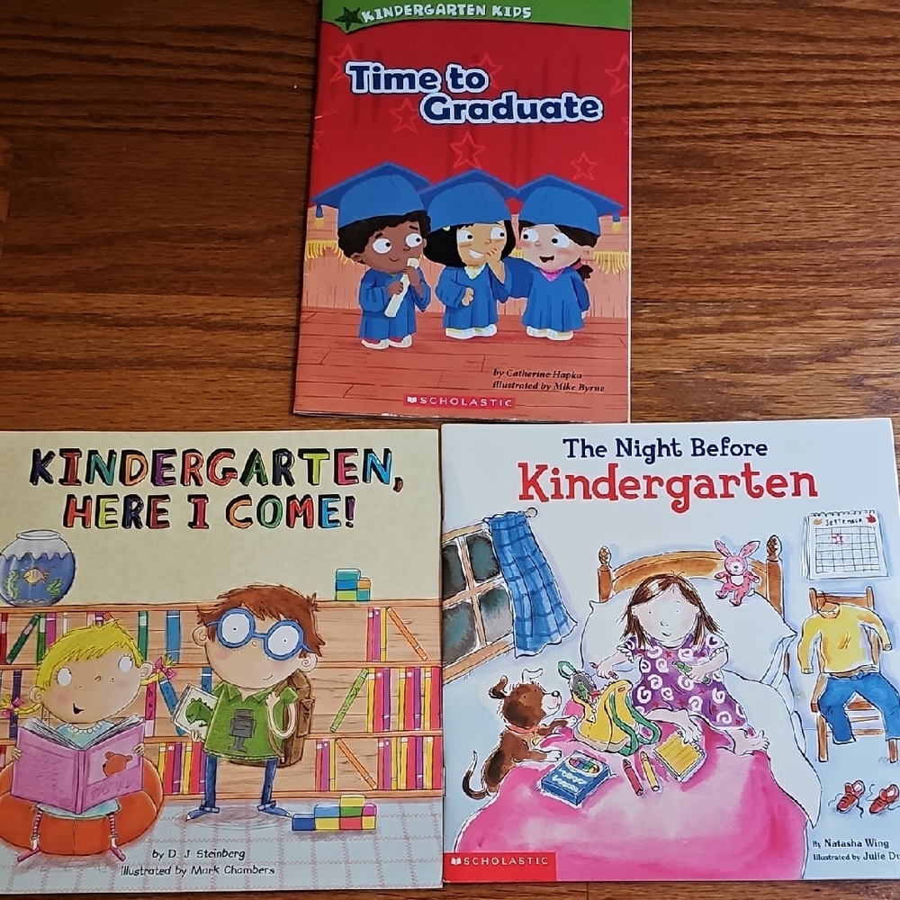 Kindergarten Kids Books X 3
